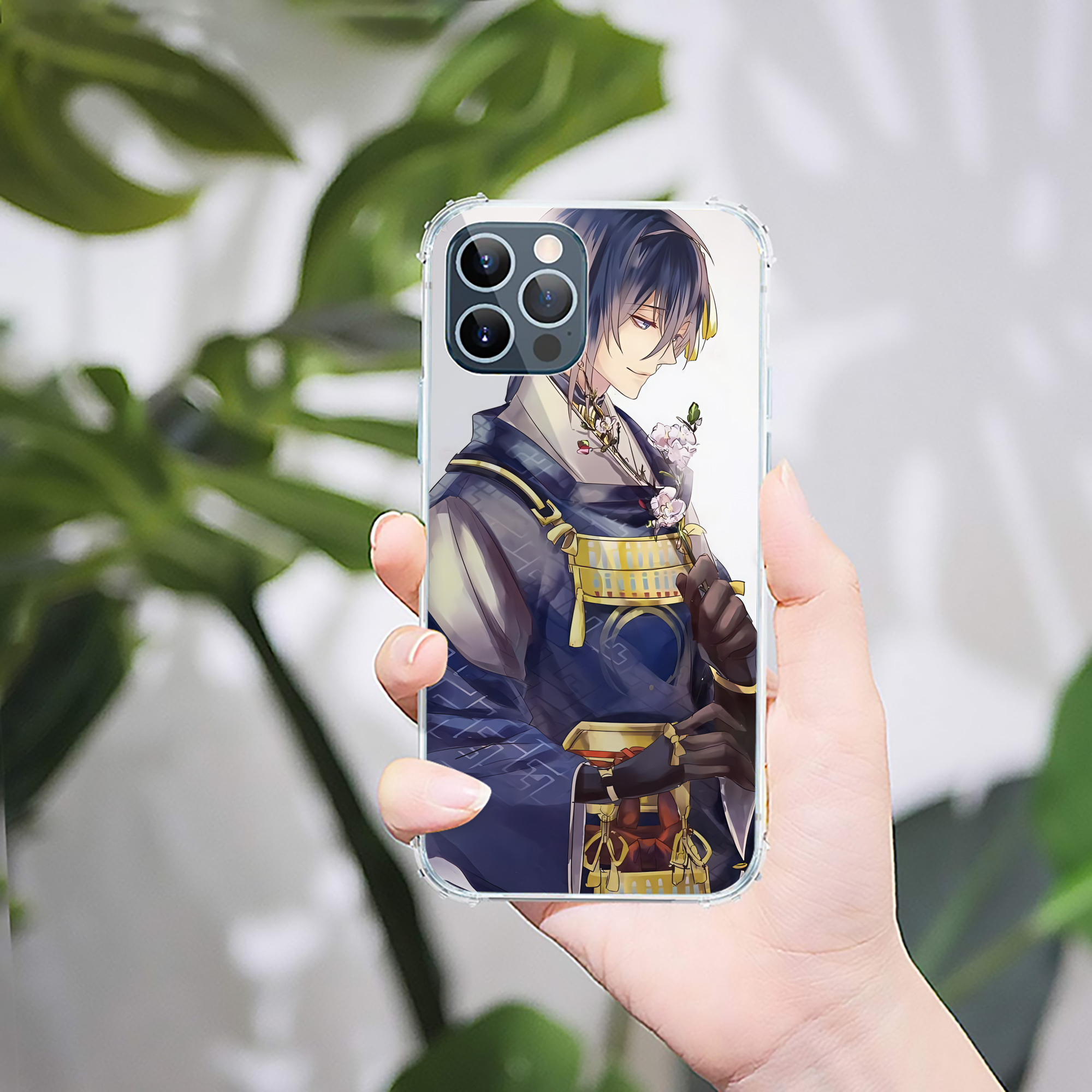 （画像用） 刀剣乱舞 Touken Ranbu 【iPhone 12シリーズ対応】透明スマホケース（クリアソフトケース）